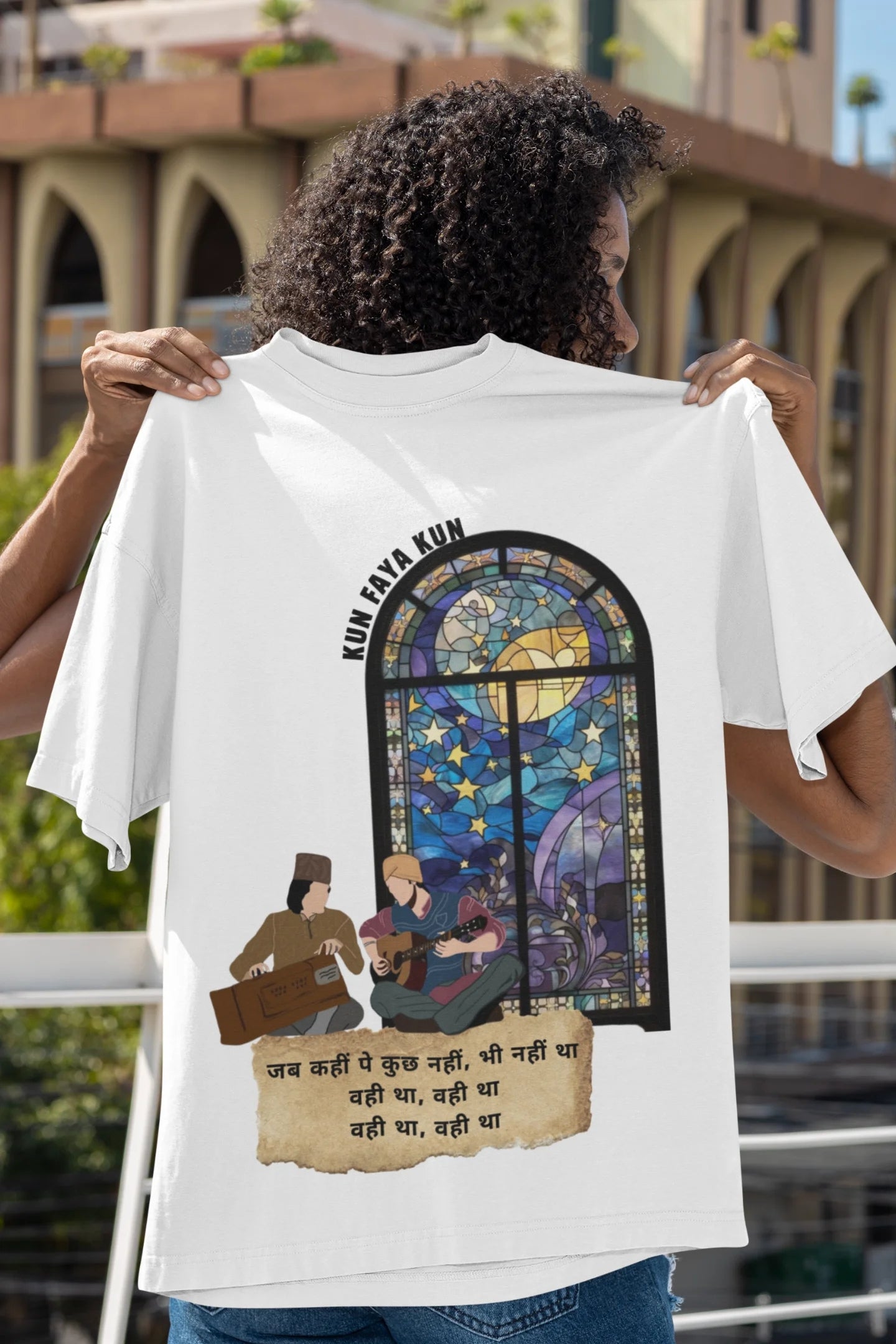 Broke Memers Filmy Collection Cotton T-shirt-Kun faya S / Off White